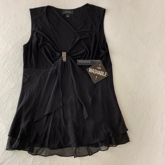 NWT R&M Richards Rhinestone Pinch Sleeveless 2 PC - Picture 7 of 12